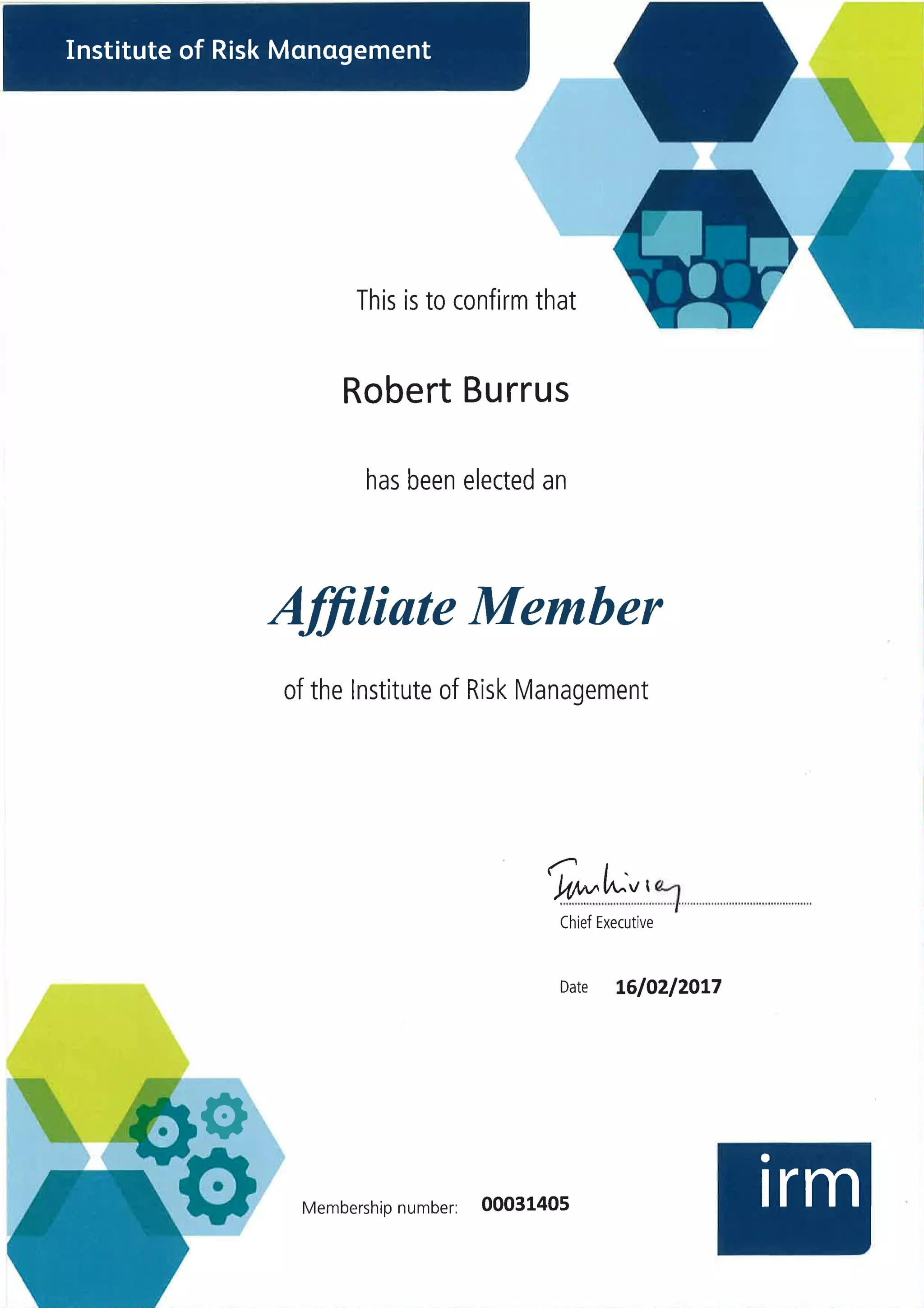The Institute Of Risk Management Sa Institute of Risk Managers | PDF