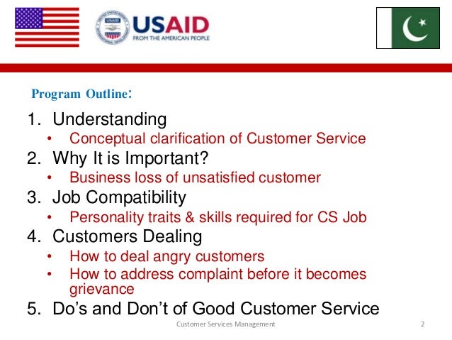 customer services training usaid good customer service traits