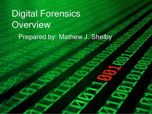 Digital forensics dissertation topics