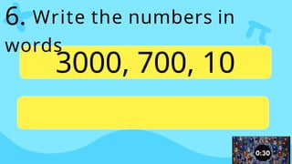 MAthematics 3 Reading and Writing Numbers | PPTX