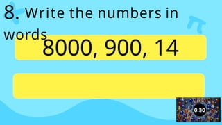 MAthematics 3 Reading and Writing Numbers | PPTX