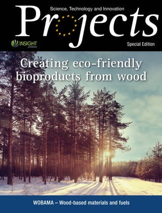 Science, Technology and Innovation
Special Edition
WOBAMA – Wood-based materials and fuels
Creating eco-friendly
bioproducts from wood
 