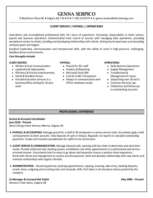 G Resume