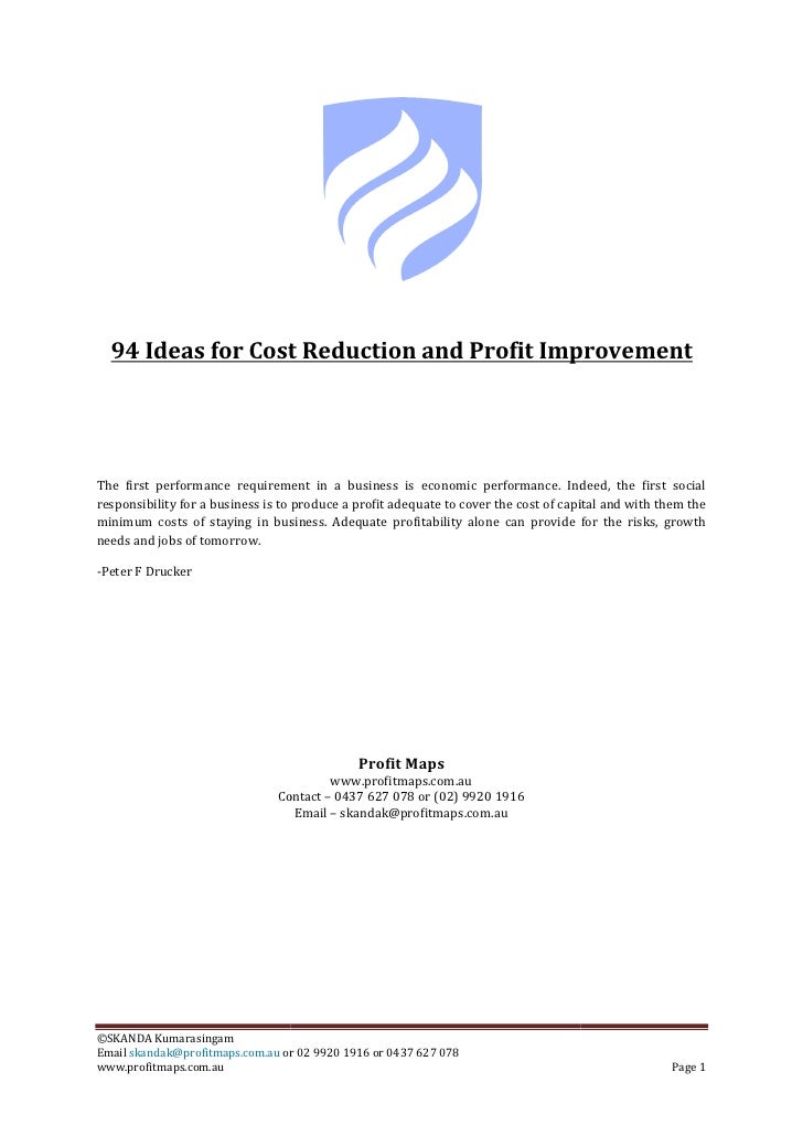 sample letter year 1 contract Ideas Reduction Profit for Cost and \'94 Improvement