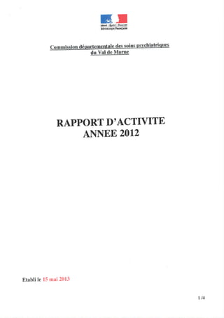 94 rapport activité cdsp 2012