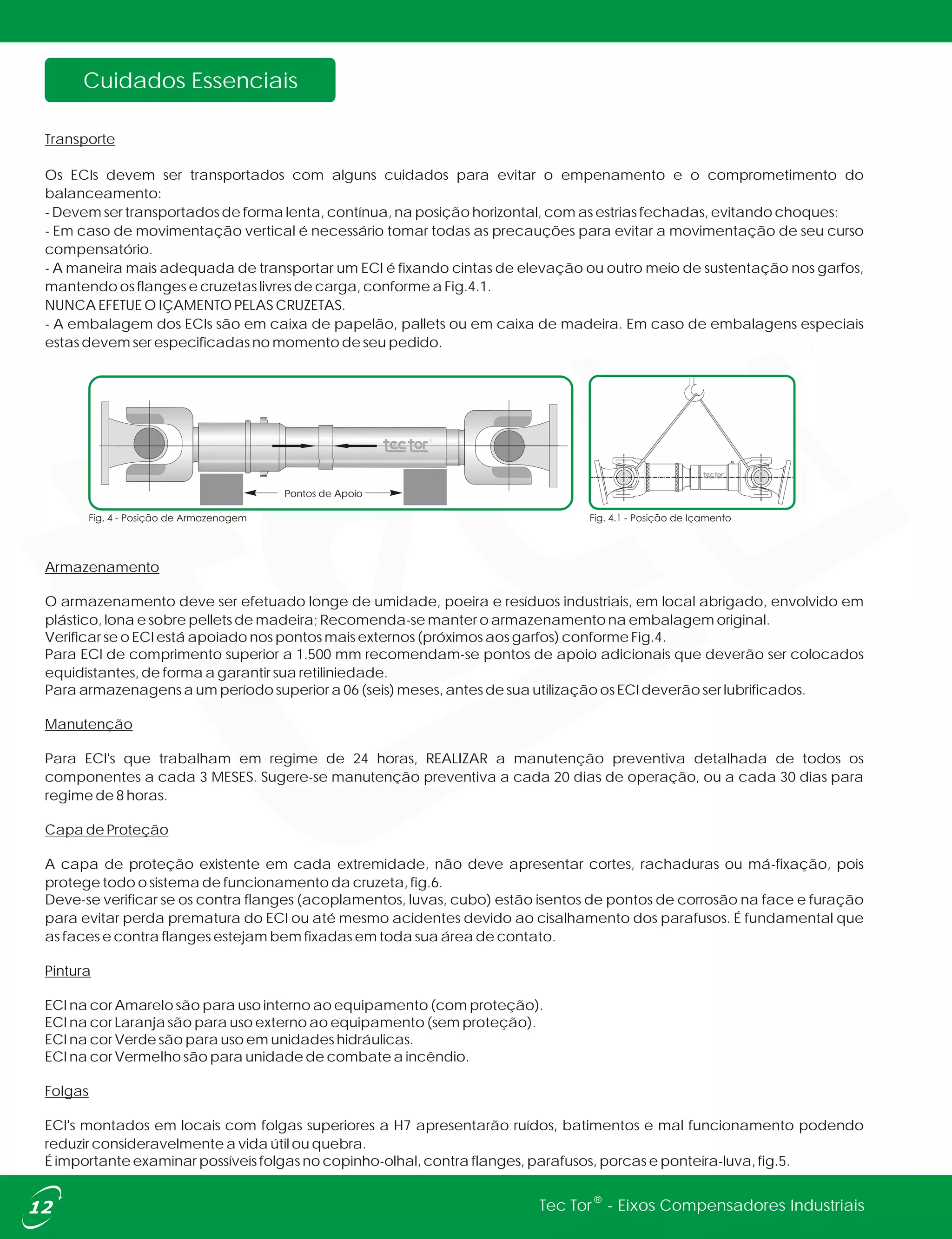Eixos Cardan Industriais Tec Tor | PDF
