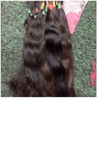 Virgin wavy hair, Low luster, Natural dark brown colors, of Eastern Hair Collection