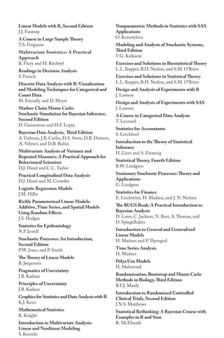 Modeling and analysis of stochastic systems 3rd Edition Vidyadhar G ...