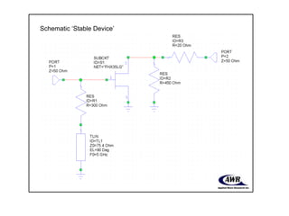 Schematic ‘Stable Device’
 
