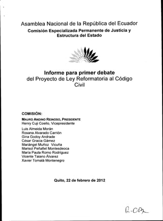 95057andino%2 c%20ley%20reformatoria%20al%20c%c3%b3digo%20civil | PDF