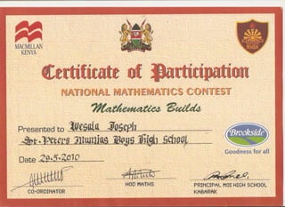 certificateof participation 