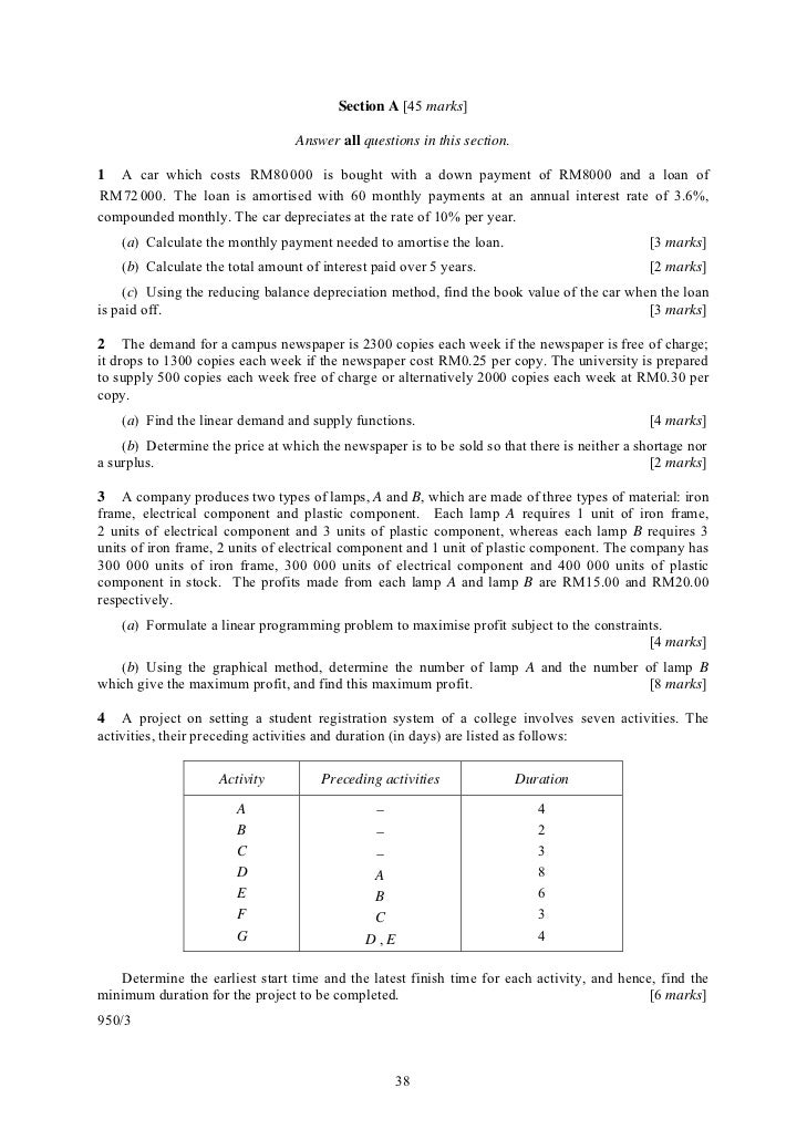 950 Sukatan Pelajaran Matematik (M) STPM (Baharu)