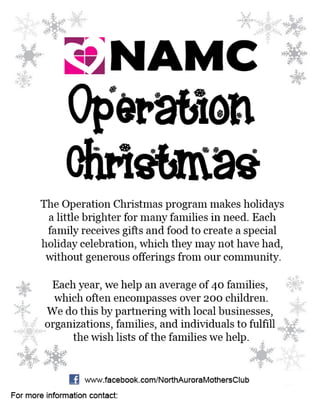 General Operation Christmas Flyer