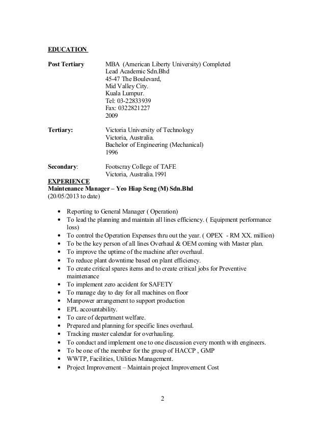 Curriculum Vitae Jan 2016