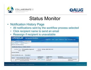 Oracle workflow: use and administration. | PDF