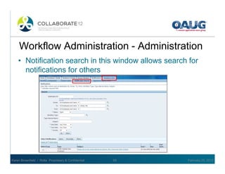 Oracle workflow: use and administration. | PDF