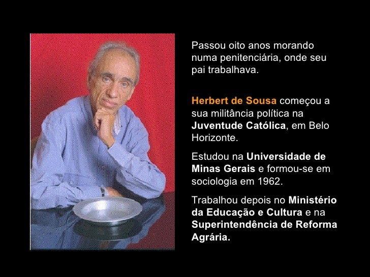 Herbert José de Sousa Herbert José de Sousa