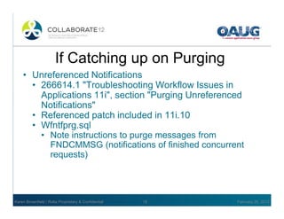Workflow performance configuration in 12th release | PDF