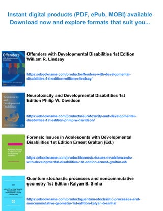 Hodapp Pdf International Review of Research in Developmental Disabilities 1st ...