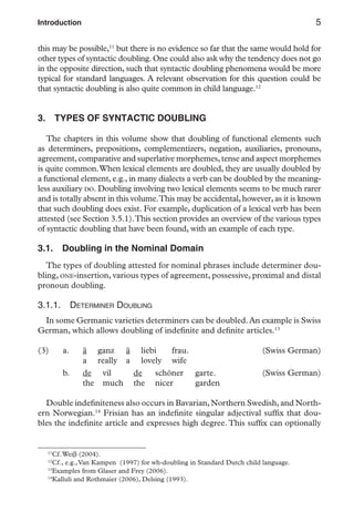 Microvariations In Syntactic Doubling Syntax And Semantics Vol 36 ...