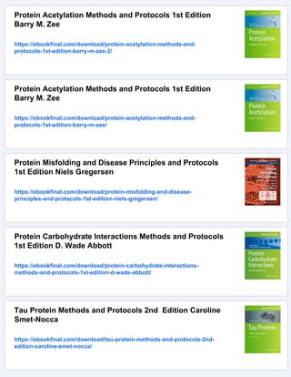 Protein Folding Protocols 1st Edition Feng Gai | PDF