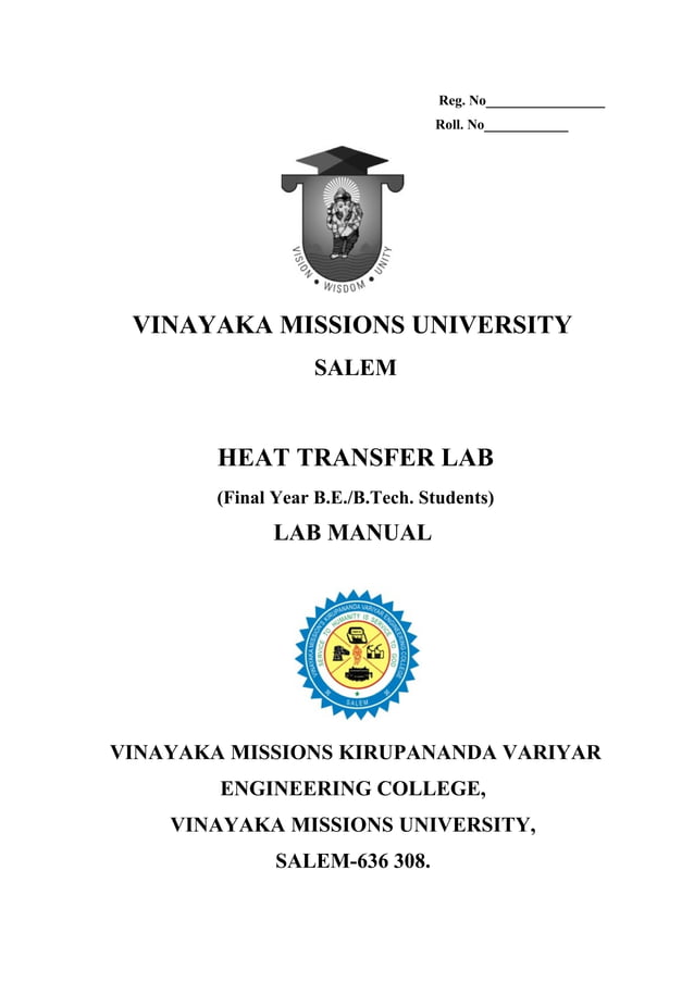 95396211 heattransferlabmanual PDF