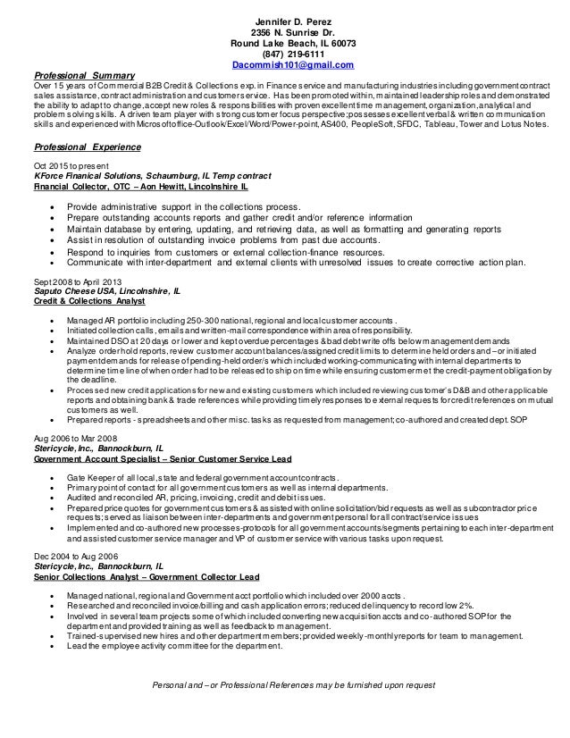 credit analyst cover letter