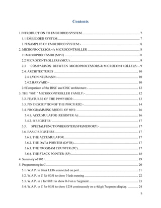 Embedded Systems Training Report | PDF