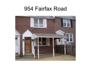 954 Fairfax Road 