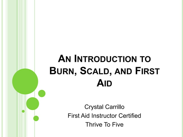 FirstAidPresentation2016 | PPT