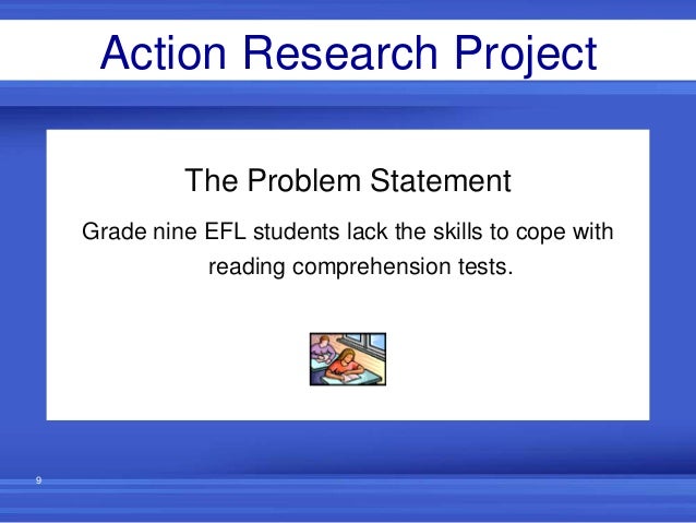 example of action research about reading comprehension