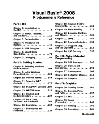 Visual Basic 2008 Programmer s Reference Rod Stephens | PDF
