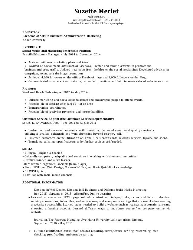 resume melbourne