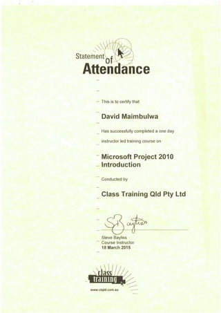 Microsoft Projects