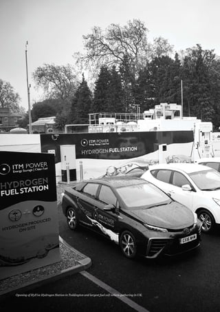 Opening of HyFive Hydrogen Station in Teddington and largest fuel cell vehicle gathering in UK.
 