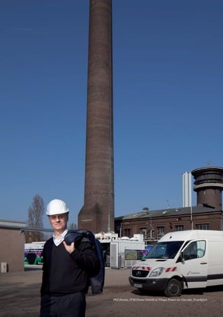 Phil Doran, ITM Power GmbH at Thuga Power-to-Gas site, Frankfurt
 