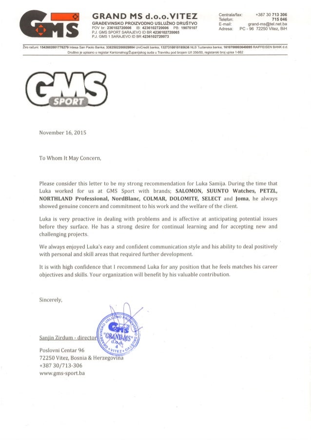 gms sport recommendation letter pdf sports recommendation letter