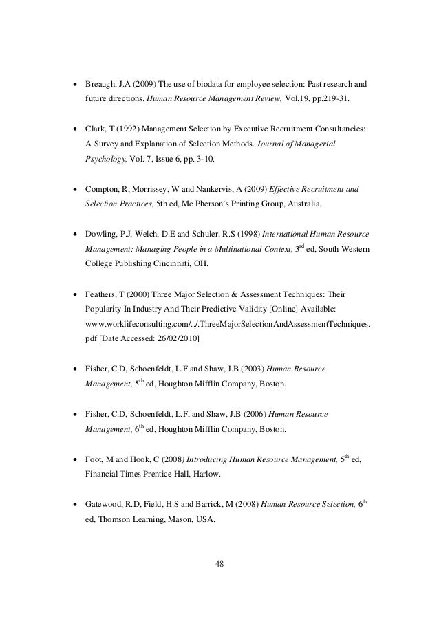 Hr thesis pdf