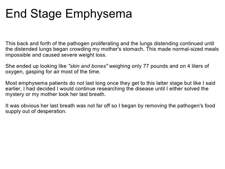 Emphysema Cure