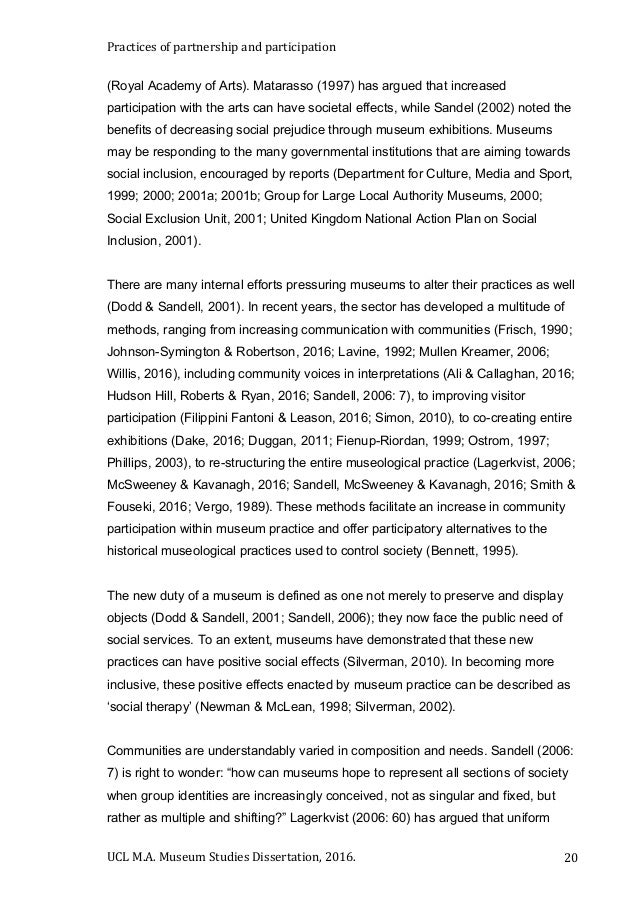 Dissertation museum studies image