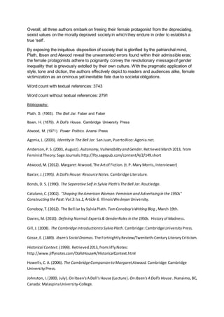 A-Level English Coursework | DOCX