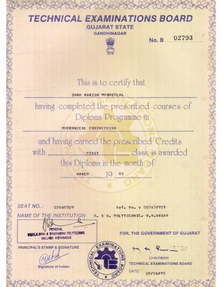 D.M.E. Certificate.Pdf