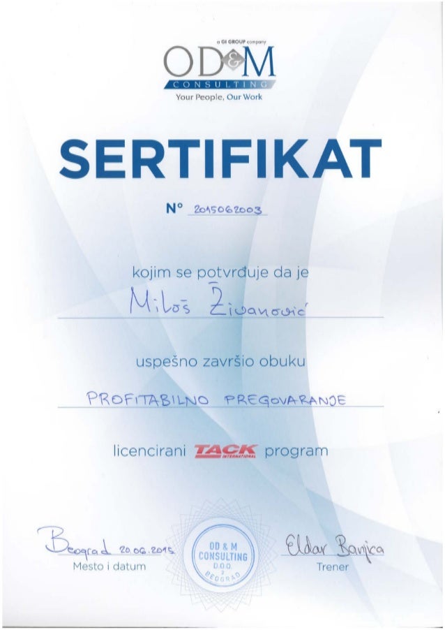 Milos Zivanovic Profitabilno pregovaranje