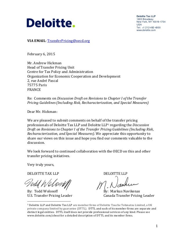 Deloitte Offer Letter Deloitte Offer Letter