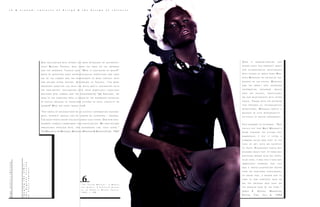 O v e r a q u a r t e r - c e n t u r y h a s
p a s s e d s i n c e t h i s p r o p h e c y a b o u t
o u r t e c h n o l o g i c a l r e l a t i o n s h i p
w i t h o t h e r s b y m e d i a g u r u M a r -
s h a l l M c L u h a n . I n t h e r a c i a l t u r -
b u l e n c e o f t h e s i x t i e s , M c L u h a n
s a w t h e i m p a c t t h a t i n c r e a s e d
i n f o r m a t i o n e x c h a n g e w o u l d
h a v e o n s o c i e t y , p a r t i c u l a r l y
o n o u r r e l a t i o n s h i p s w i t h o t h e r
p e o p l e . T i n g e d w i t h t h e o p t i m i s m
t h a t p e r v a d e s a l l t e c h n o l o g i c a l
r e v o l u t i o n s , M c L u h a n i n j e c t s a
m e s s a g e o f c i v i c r e s p o n s i b i l i t y -
a n e t h i c s o f m u t u a l d e p e n d e n c y .
F a s t - f o r w a r d t o y e s t e r d a y : “ O u r
c r i t i c s f e l t t h a t M a t t M a h u r i n ’ s
w o r k c h a n g e d t h e p i c t u r e f u n -
d a m e n t a l l y ; I f e l t i t l i f t e d a
c o m m o n p o l i c e m u g s h o t t o t h e
l e v e l o f a r t , w i t h n o s a c r i f i c e
t o t r u t h . R e a s o n a b l e p e o p l e m a y
d i s a g r e e a b o u t t h a t . I f t h e r e w a s
a n y t h i n g w r o n g w i t h t h e c o v e r ,
i n m y v i e w , i t w a s t h a t i t w a s n o t
i m m e d i a t e l y a p p a r e n t t h a t t h i s
w a s a p h o t o - i l l u s t r a t i o n r a t h e r
t h a n a n u n a l t e r e d p h o t o g r a p h ;
t o k n o w t h a t , a r e a d e r h a d t o
t u r n t o o u r c o n t e n t s p a g e o r
s e e t h e o r i g i n a l m u g s h o t o n
t h e o p e n i n g p a g e o f t h e s t o r y . ”
J a m e s R . G a i n e s , M a n a g i n g
E d i t o r , T i m e , J u l y 4 , 1 9 9 4
pagetwelve|thirteen
imagingtheother:
thedigitalfiction
offirstcontact
i n & a r o u n d : c u l t u r e s o f d e s i g n & t h e d e s i g n o f c u l t u r e s
O u r f a s c i n a t i o n w i t h o t h e r s h a s b e e n r e t h o u g h t b y a n t h r o p o l -
o g i s t M i c h a e l T a u s s i g , w h o t u r n s t h e t a b l e o n t h e o b s e r v e r
a n d t h e o b s e r v e d . T a u s s i g a s k s “ W h o i s f a s c i n a t e d b y w h a t ? ”
w h e n h e q u e s t i o n s e a r l y a n t h r o p o l o g i c a l e x p e d i t i o n s a n d t h e i r
u s e o f t h e c a m e r a a n d t h e p h o n o g r a p h t o m a k e c o n t a c t w i t h
a n d r e c o r d o t h e r p e o p l e s . A c c o r d i n g t o T a u s s i g , “ t h e m o r e
i m p o r t a n t q u e s t i o n l i e s w i t h t h e w h i t e m a n ’ s f a s c i n a t i o n w i t h
t h e n o n - w h i t e s ’ f a s c i n a t i o n w i t h t h e s e m i m e t i c a l l y c a p a c i o u s
m a c h i n e s [ t h e c a m e r a a n d t h e p h o n o g r a p h ] . ” ( 6 ) S i m i l a r l y , w e
n e e d t o a s k o u r s e l v e s w h o i s s e r v e d b y t h e w o n d r o u s p o t e n t i a l
o f d i g i t a l i m a g i n g t o t r a n s f o r m p i c t u r e s o f r a c e , e t h n i c i t y o r
g e n d e r ? W h o a r e t h e s e i m a g e s f o r ?
“ T h e T a l k i n g M a c h i n e , ” i n M i m e s i s
a n d A l t e r i t y : A P a r t i c u l a r H i s t o r y
o f t h e S e n s e s b y M i c h a e l T a u s s i g ,
1 9 9 3 , p . 1 9 8 .
6
“ T h e s h o c k o f r e c o g n i t i o n ! I n a n e l e c t r i c i n f o r m a t i o n e n v i r o n -
m e n t , m i n o r i t y g r o u p s c a n n o l o n g e r b e c o n t a i n e d - i g n o r e d .
T o o m a n y p e o p l e k n o w t o o m u c h a b o u t e a c h o t h e r . O u r n e w e n v i -
r o n m e n t c o m p e l s c o m m i t m e n t a n d p a r t i c i p a t i o n . W e h a v e b e c o m e
i r r e v o c a b l y i n v o l v e d w i t h , a n d r e s p o n s i b l e f o r , e a c h o t h e r . ”
T h e M e d i u m i s t h e M a s s a g e , M a r s h a l l M c L u h a n & Q u e n t i n F i o r e , 1 9 6 7
 