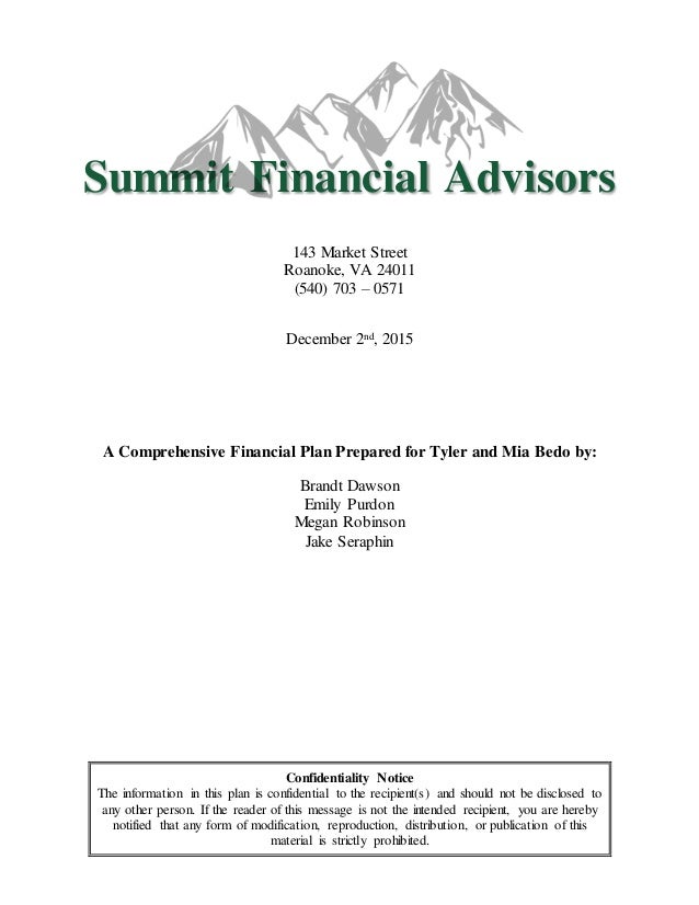 case class comprehensive financial