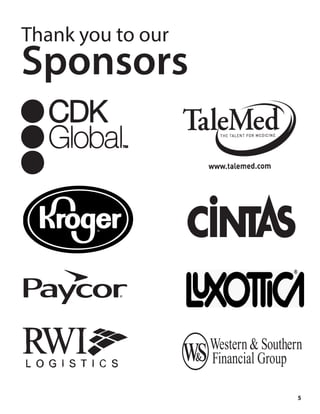 5
Thank you to our
Sponsors
 
