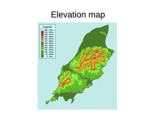 Elevation map
 