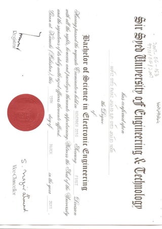 Attested Degree