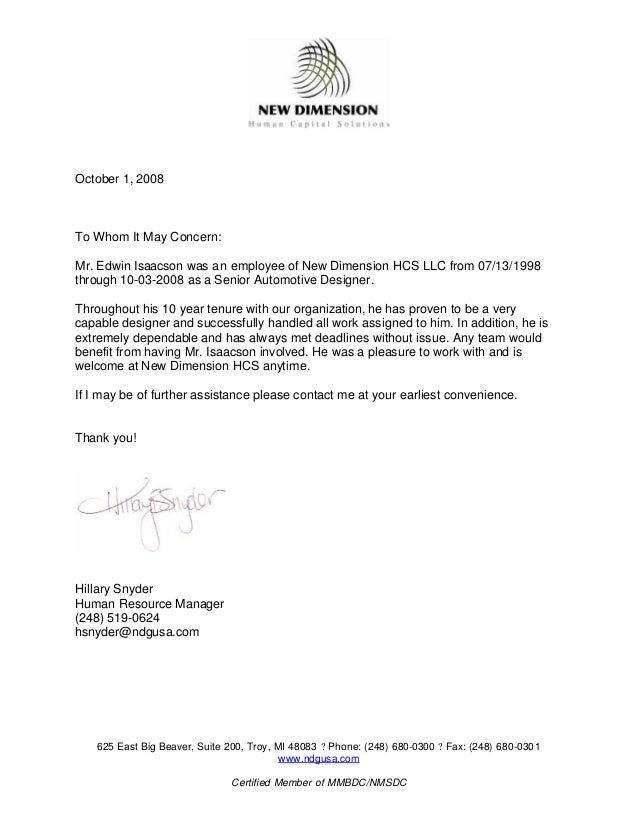 NDG Letterhead - Ed Isaacson Reference Letter-1